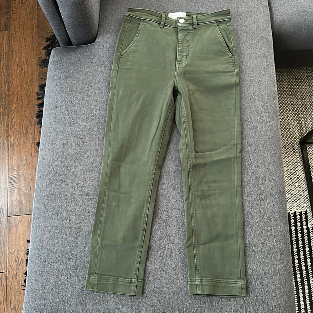 Everlane Slim Leg Crop Pants